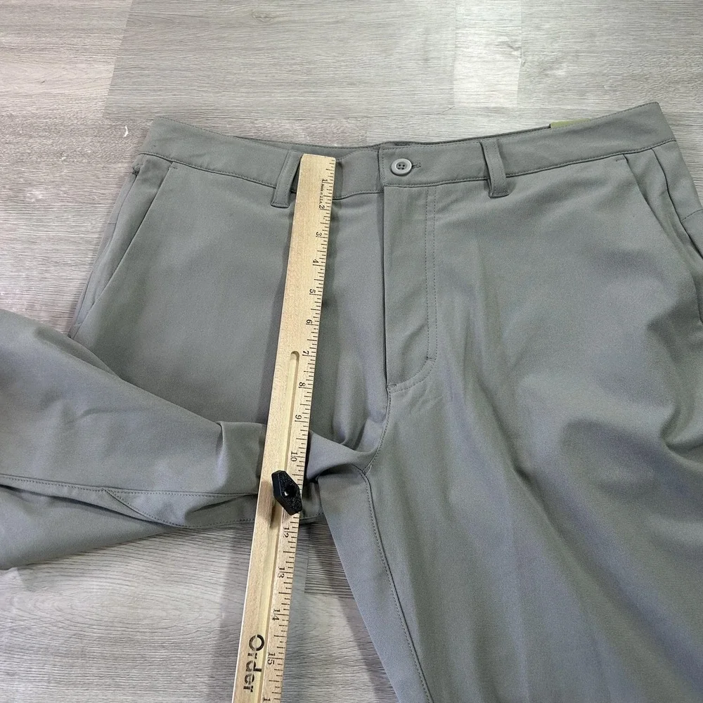 SKYR Pants Mens 32x32 Gray Slim Fit‎ Stretch Golf Khakis Moisture Wicking